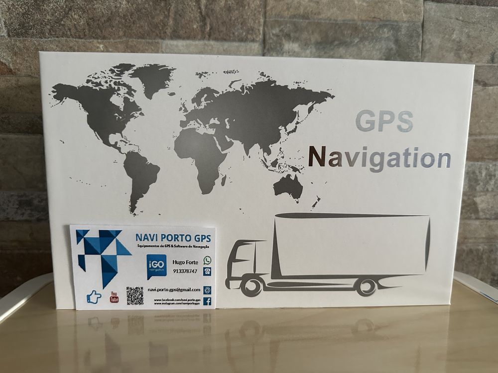 GPS Profissional para Camião ou Autocarro | Europa + Marrocos 2025