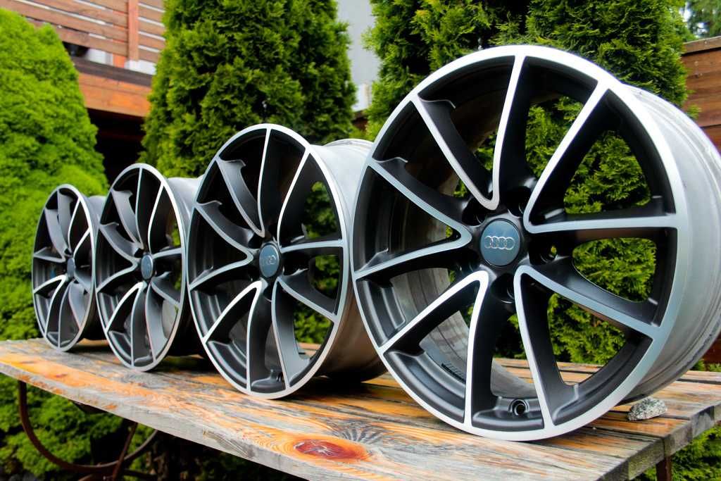 5x112 17 cali Audi A3 A4 A5 A6 A7 A8 jak nowe CIEMNY GRAFIT