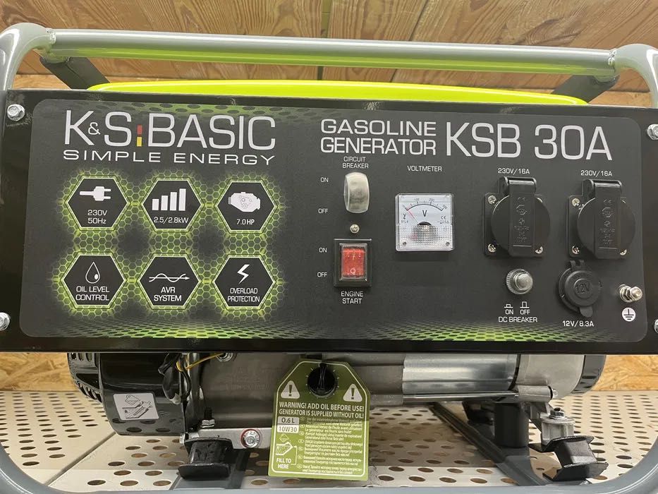 Бензиновий генератор Konner&Sohnen, KSB 30А - стан нового