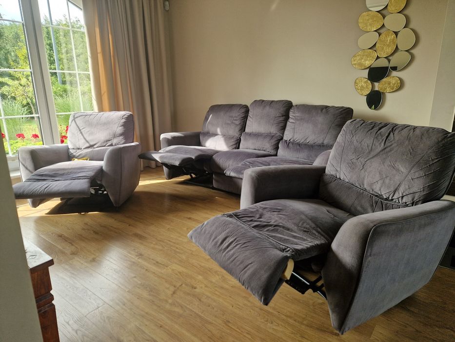 Komplet wypoczynkowy z funkcją relax Zenno