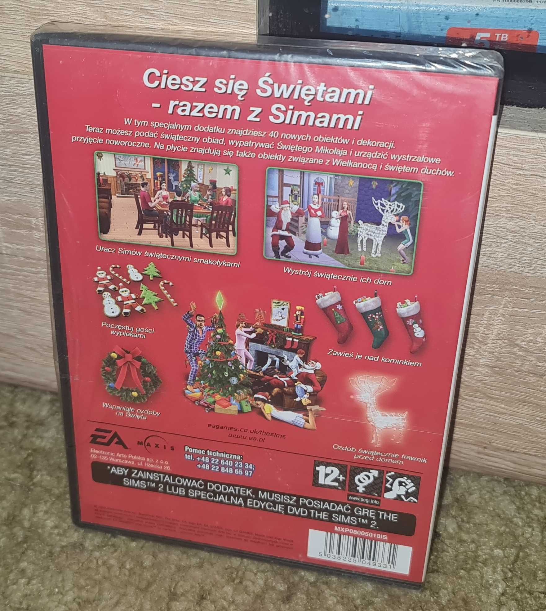 The Sims 2 Zestaw ŚWIĄTECZNY PL / Nowa / Folia