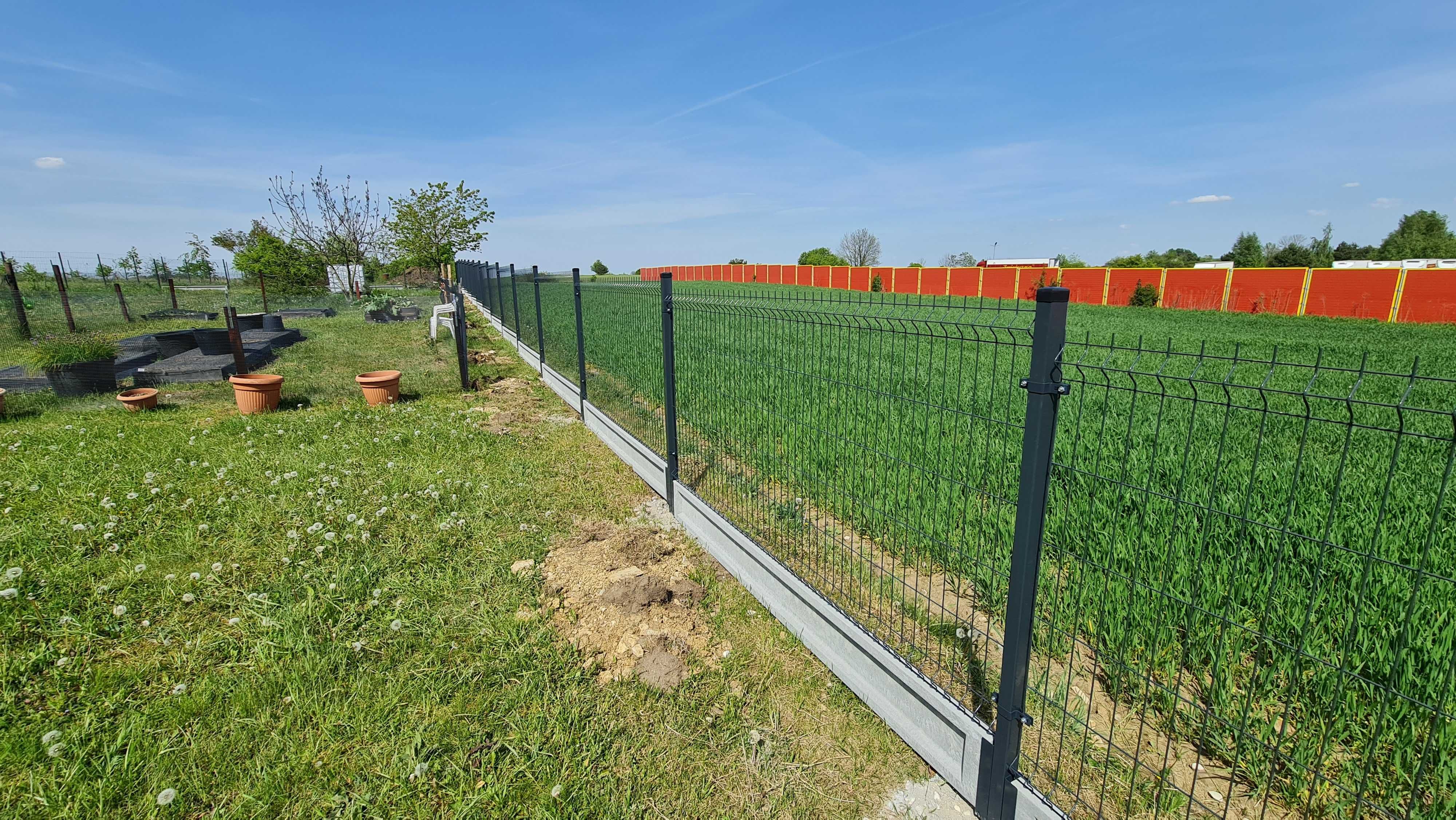 Bramy Dwuskrzydłowe Przesuwne Furtki Ogrodzenia BETONOWE z montażem