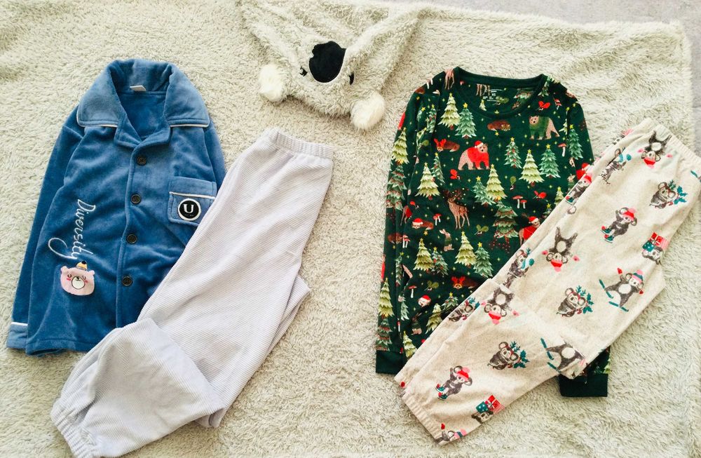 11-12 років, Nutmeg. TU велюрова та флісова піжама