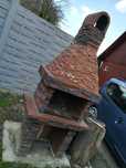 Grill ogrodowy solidny betonowy