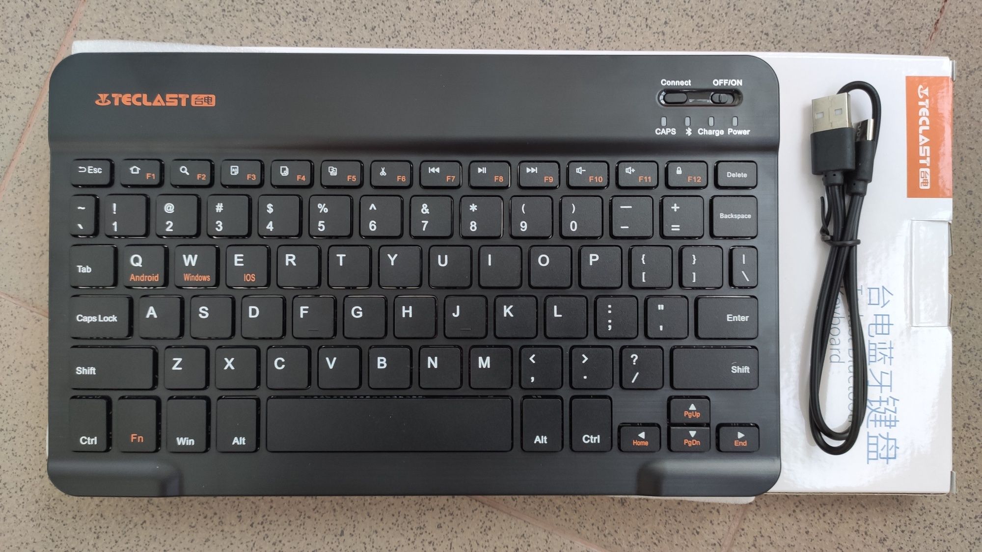 НОВА! Бездротова Bluetooth клавіатура TECLAST K10 для  планшета.