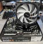 НОВОЕ Комплект Ryzen 5 5500, B450, 16gb 3200mhz RGB башня