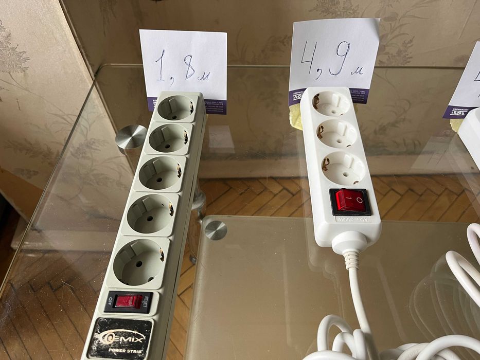 Сетевой удлинитель  кнопкой отключения.