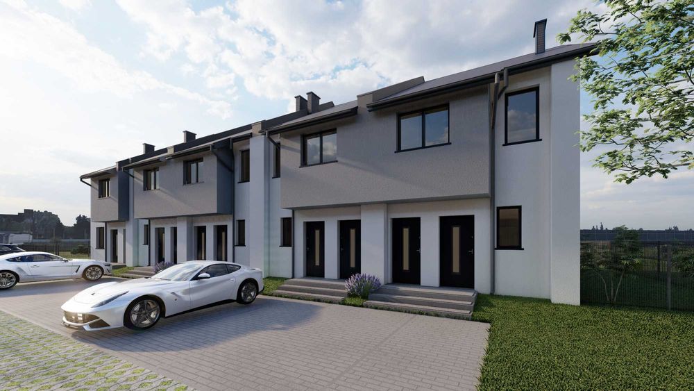 Segmenty w centrum Mszczonowa z ogrodem i miejscem parkingowym w cenie