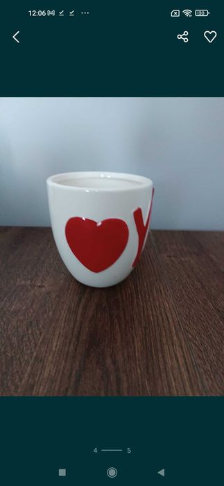 Duży kubek I Love You Home&You Walentynki