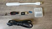 Przejściówka USB Baseus plus lampka USB