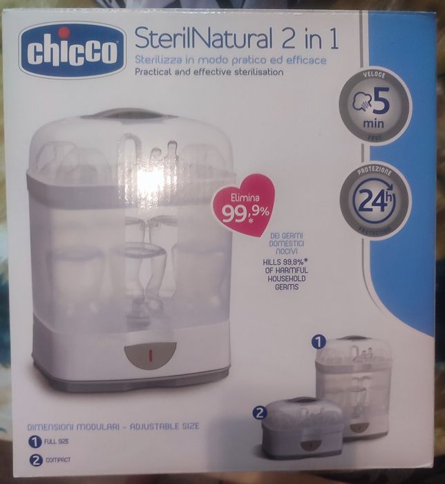 Sterylizator Chicco SterilNatural 2w1