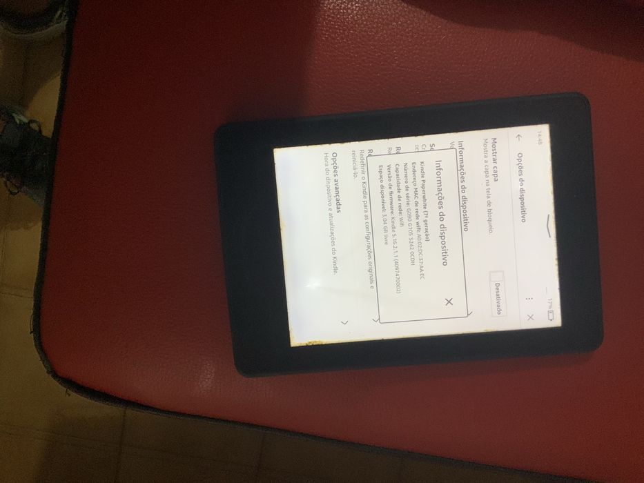 Kindle amazon paperwhite geracao 7