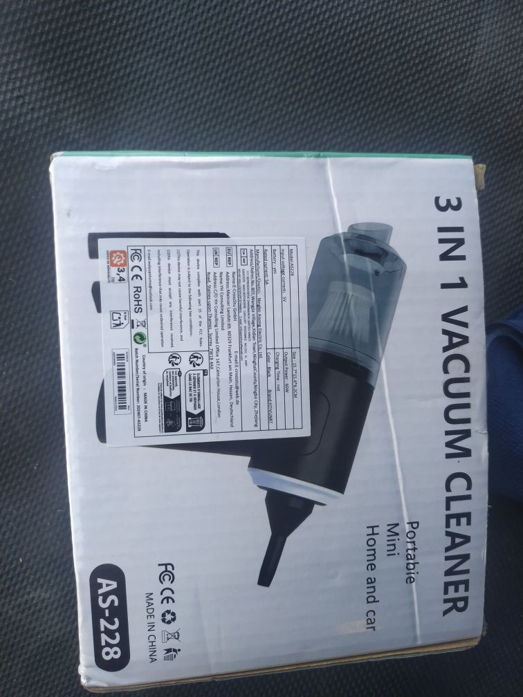 Mini aspirador 3 em 1