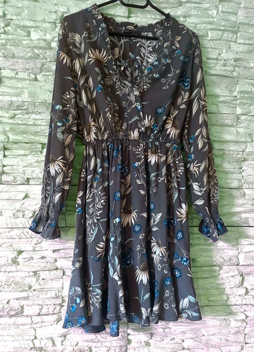 Nowa Elegancka sukienka w kwiaty Marks & Spencer