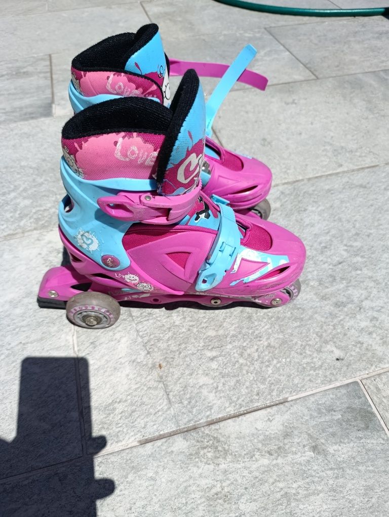 Patins em linha menina