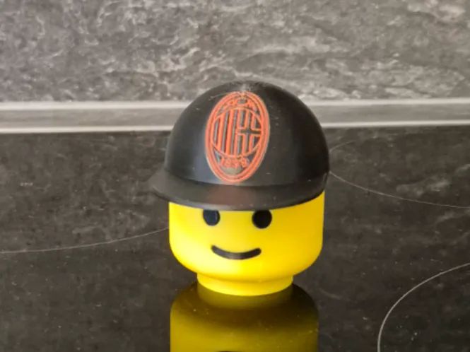 Boné AC Milan para Figuras de Blocos