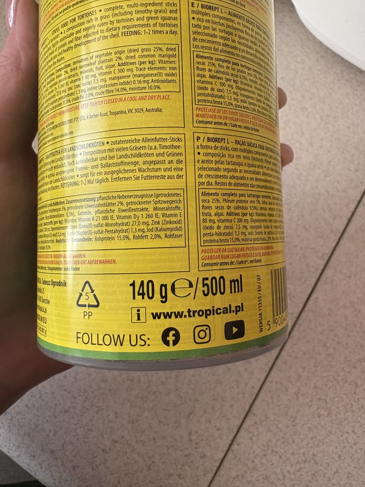 Zestaw dla zółwia wodno-lądowego