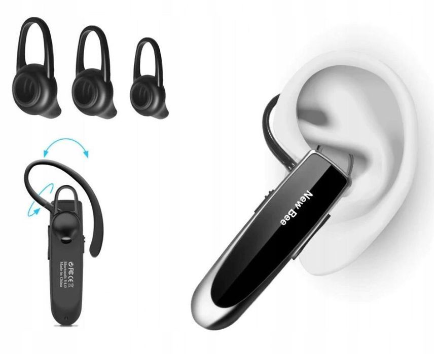 bezprzewodowy zestaw słuchawkowy bluetooth 5.0 new bee nb-lc-b41-bk