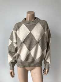 Pringle Of Scotland & H&M sweter damski L wełna