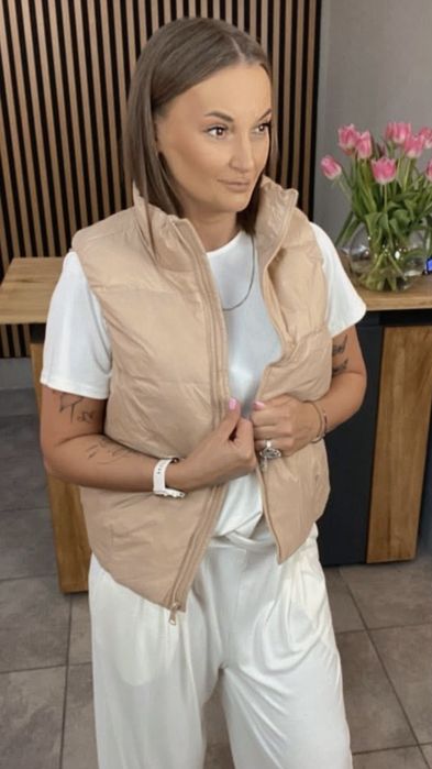 Kamizelka naturalny puch , nowość !!