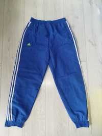 spodnie dresy adidas  dziewczęce niebieskie 170/174