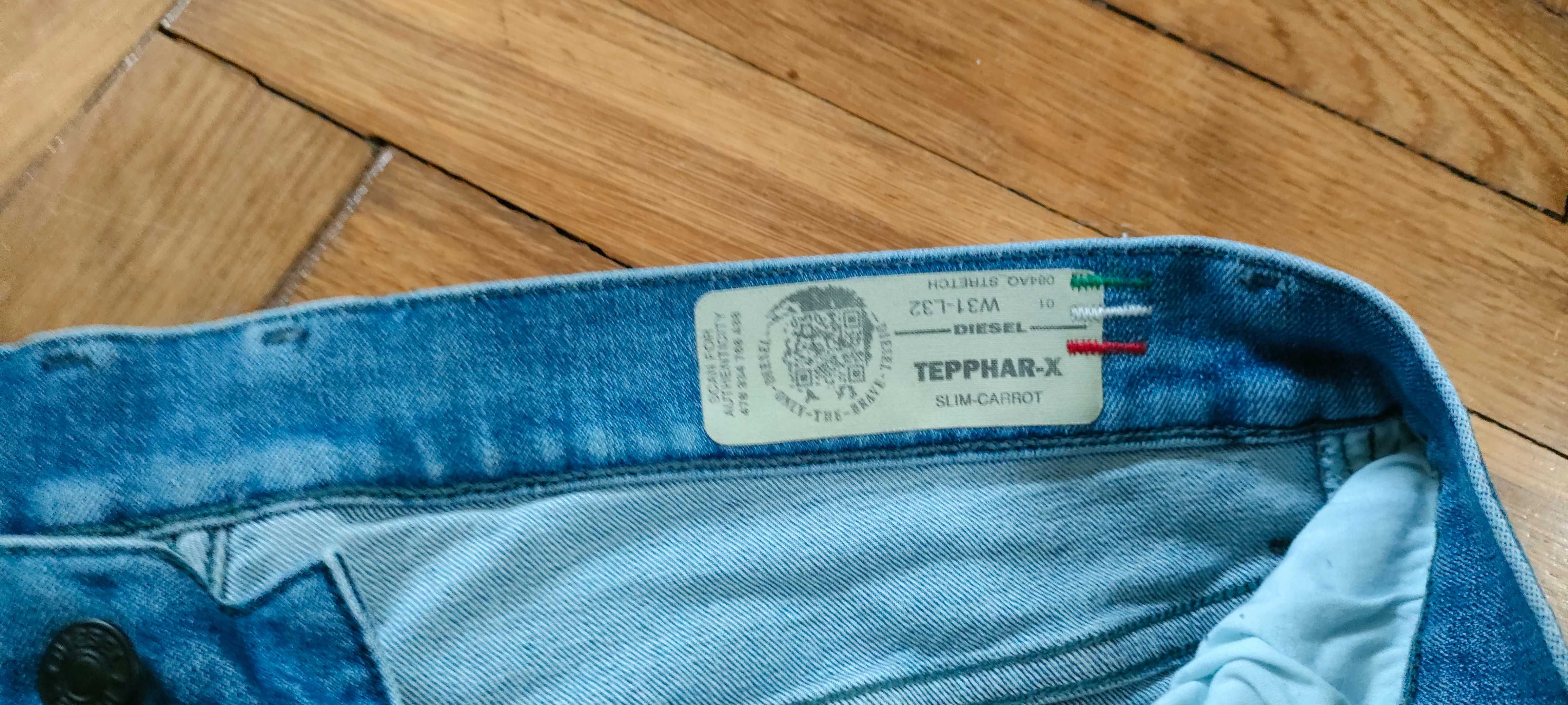 Diesel Tepphar-X Slim Carrot rozm. W31-L32 Nowe !!!