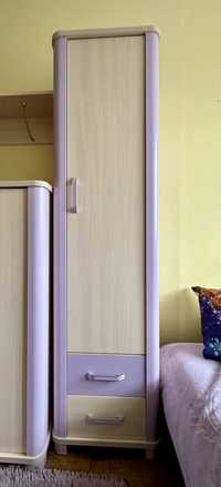 Bieliźniarka, wąska szafka z półkami, wysoka 189 cm