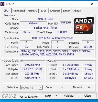 Процесор AMD FX-6350 processor 6-core