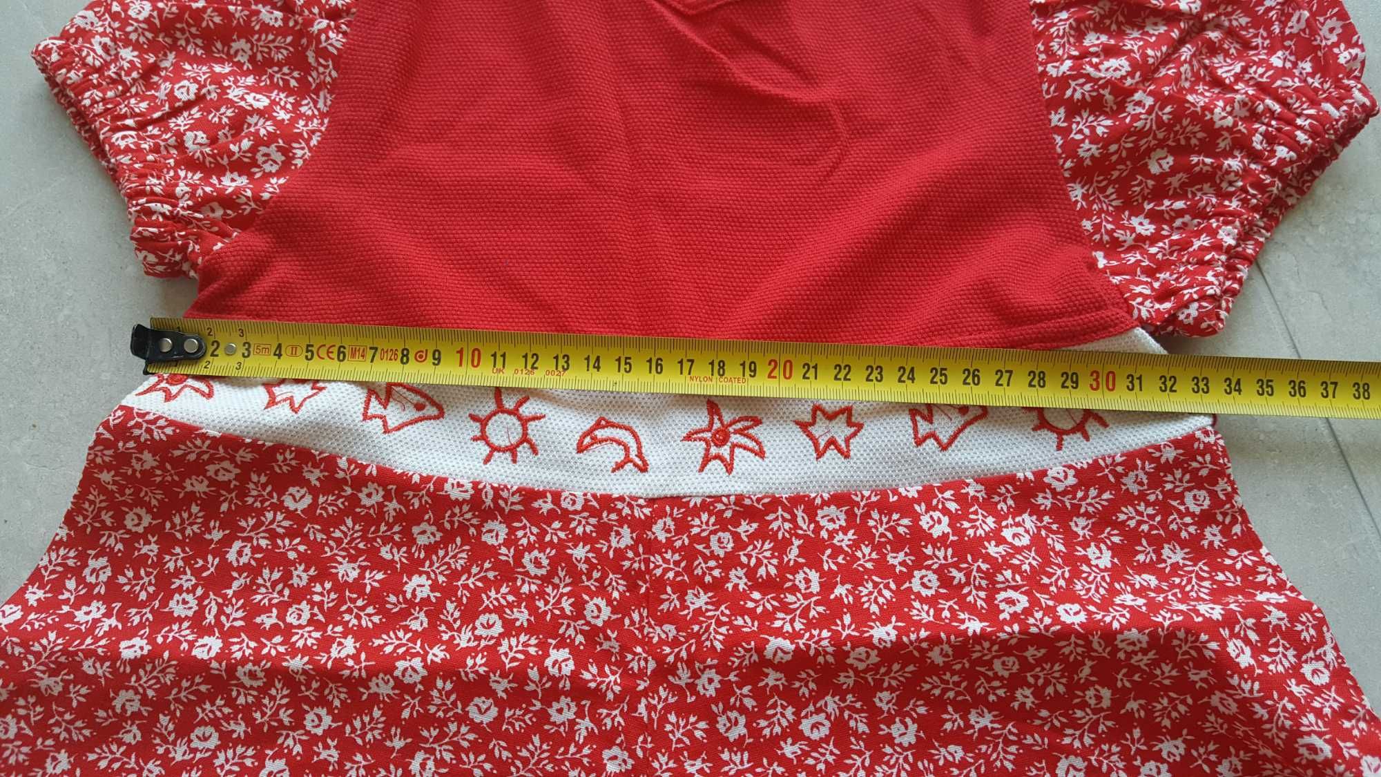 Sukienka czerwona 104 cm