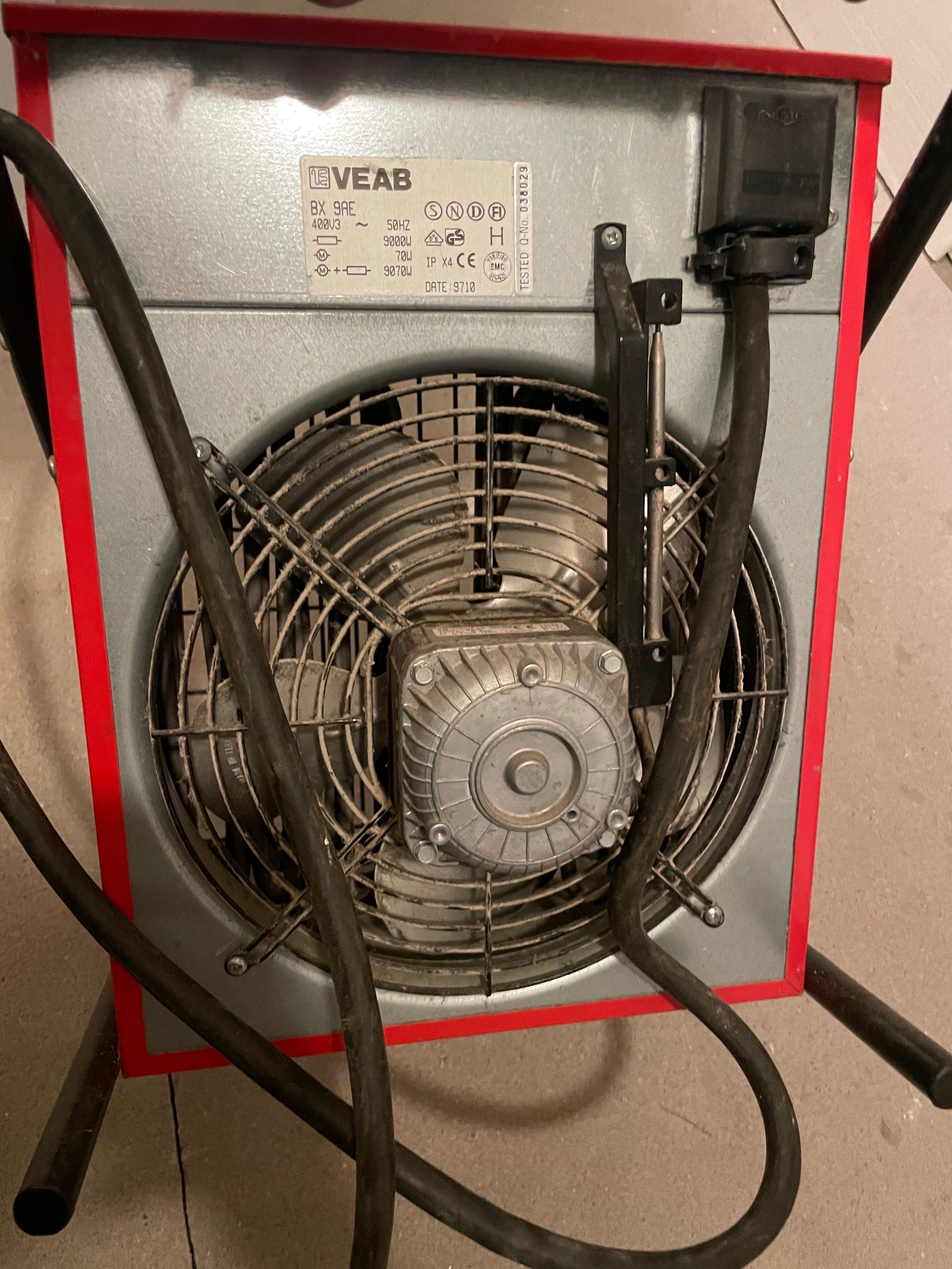 VEAB BX 9 AR 9 KW Nagrzewnica Elektryczny Termowentylator