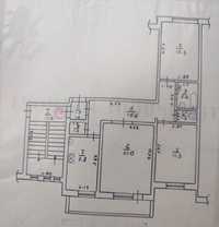 Трикімнатна квартира 73 кв.м