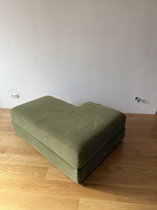 IKEA jattebo szezlong zielony narożnik lewy