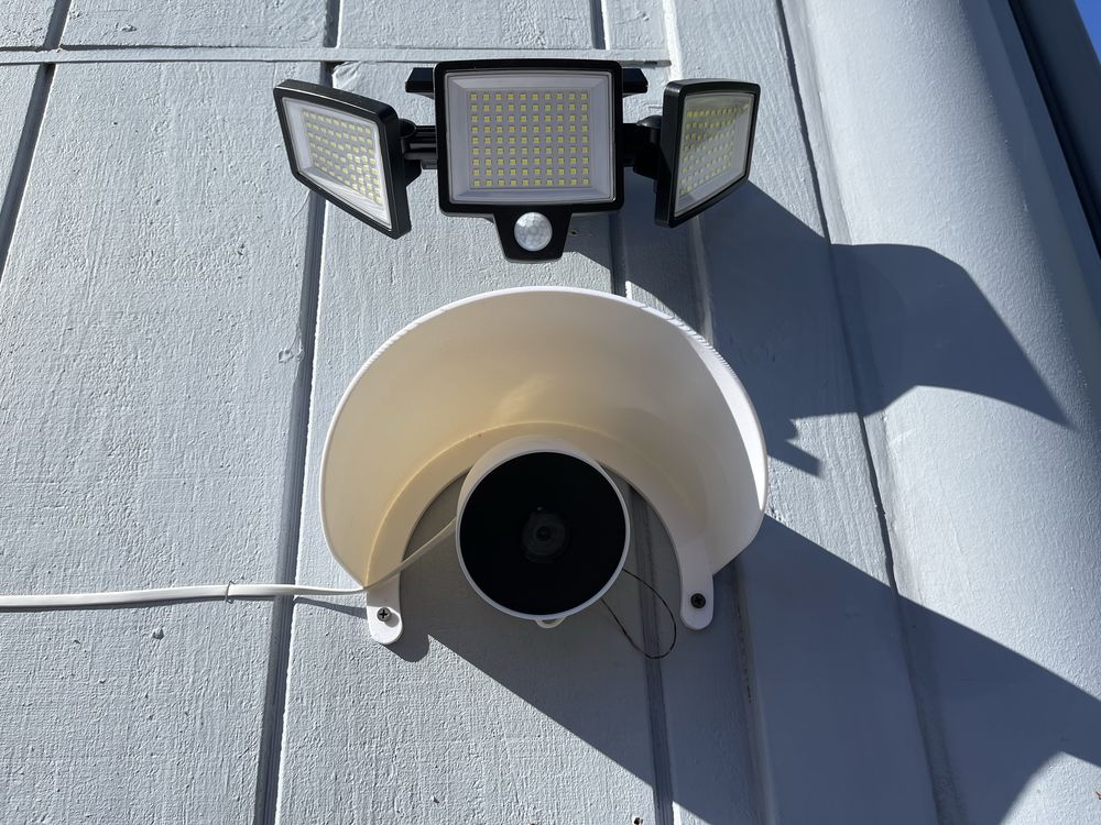 Zadaszenie kamery , daszek ochronny - hikvision, dahua, imou, reolink