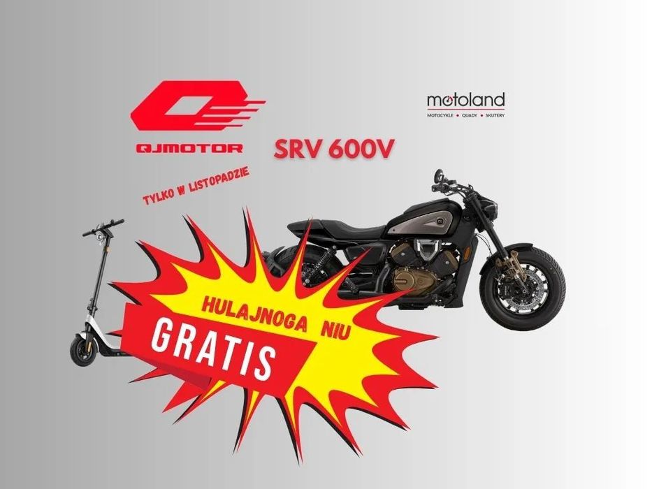 QJMOTOR SRV 600V QJMOTOR SRV 600V NOWOŚĆ!- Raty, transport, leasing- Bielsko-Biała