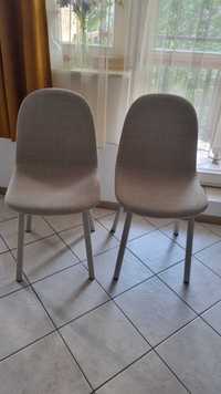 krzesla 4 komplet material, jasny kolor jak nowe 600zl