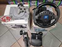 Konsola Playstation PS1 PSX + kierownica + karta + Gran Turismo 2