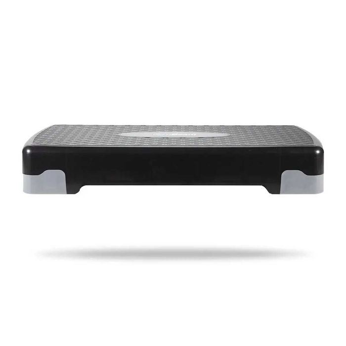 Степ платформа 2-х ступінчаста GymBeam 67x28x10+5 см чорний. Степпер