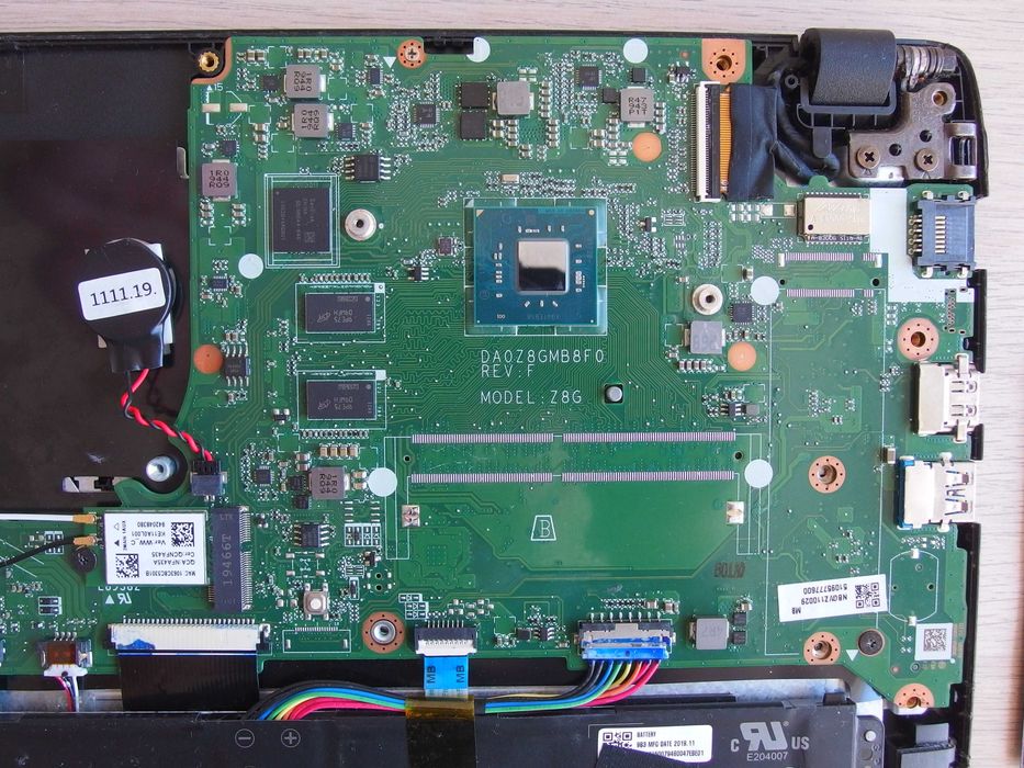 Acer Aspire 1 A114-32 bateria AP16M5J płyta DA0Z8GMB8F0 Celeron SR3S1
