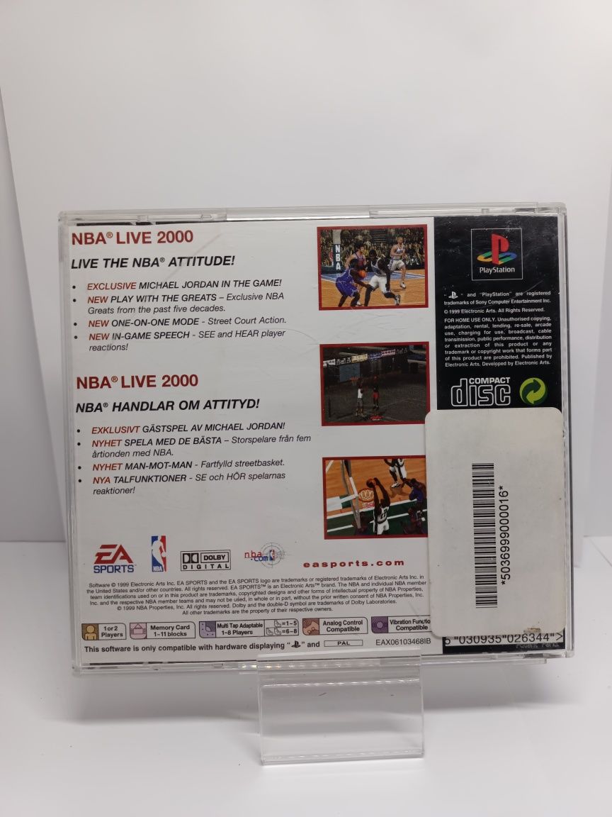 NBA Live 2000 Polska książeczka  ps1 psx PlayStation1