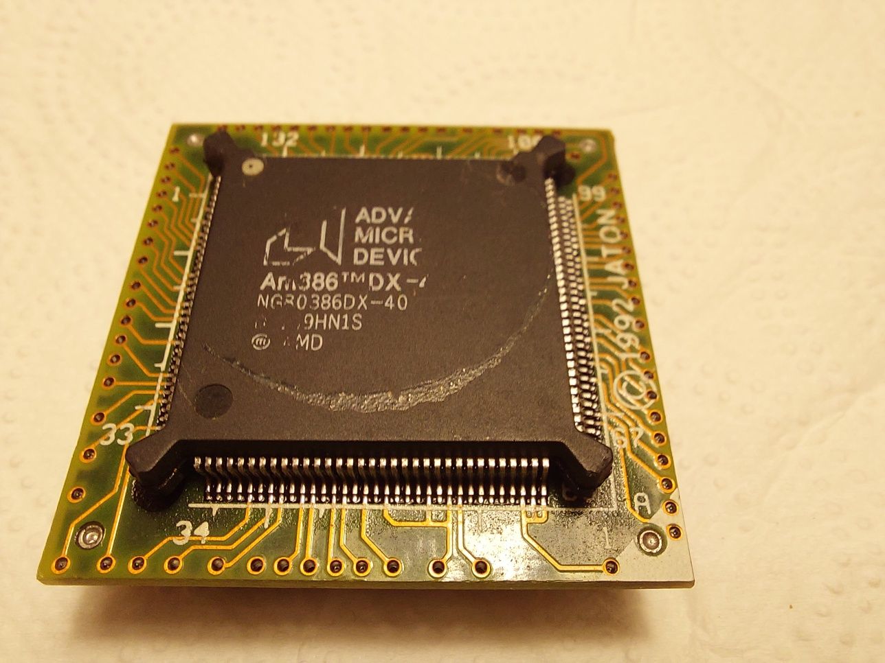 procesor amd 386 dx 40Mhz Retro low power , sliczny