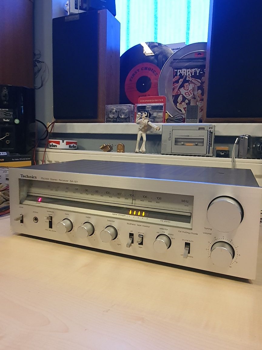Amplituner TECHNICS SA-101 JAPAN sprawny 250w