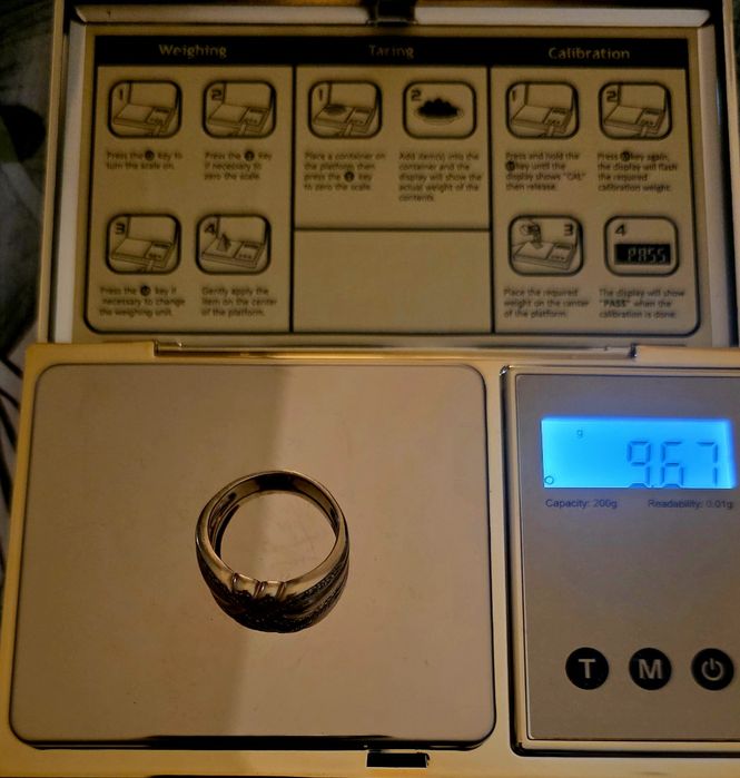 Anel Ouro 19,2k com 40 Diamantes