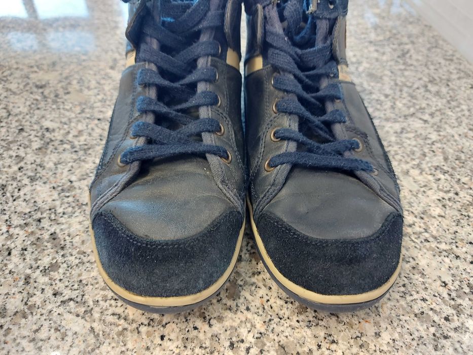 Bota rapaz em pele 37