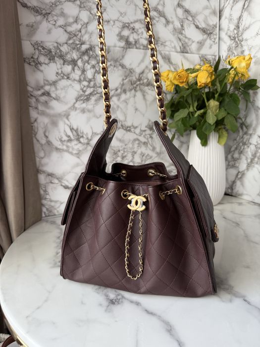 Torebka Chanel S25 Chocolate Brown