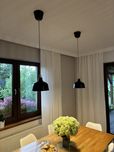 Ikea RANARP Lampa wisząca czarna 23 cm 2 szt.