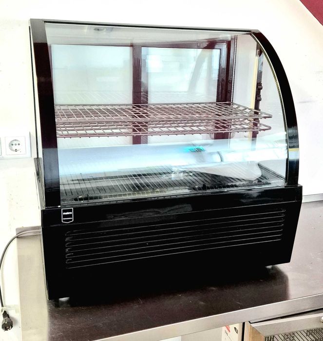 Vitrine refrigerada de bancada, expositor 100L