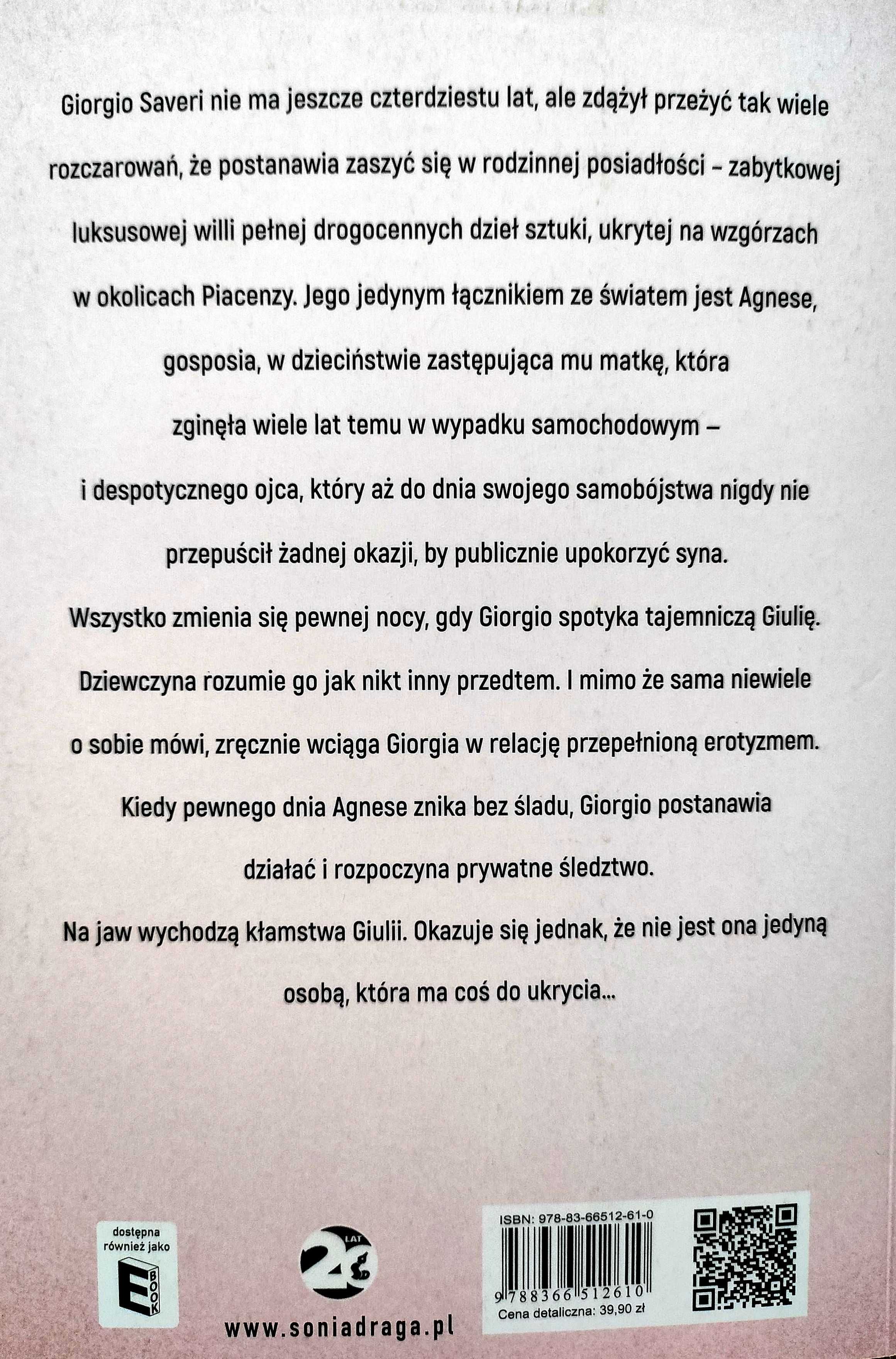 "Pamięć ciał" interesująca powieść M. di Guardo. Polecam.