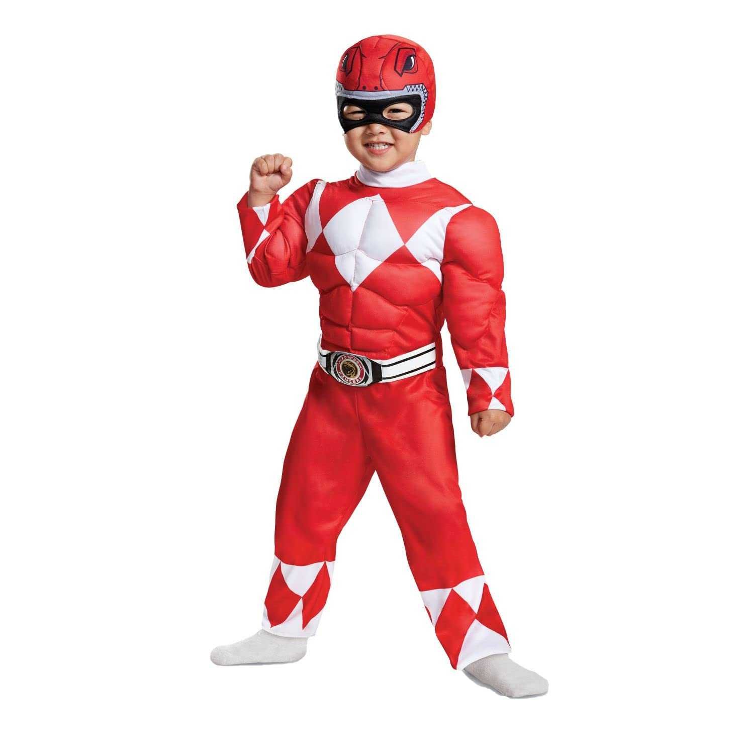 Kostium na Halloween dla malucha 3-4 lat Power Ranger Muscle Q49