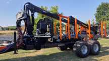 NOWA Przyczepa Leśna Zrywkowa BMF 12T2 750hp Żuraw 7.5m 6 Par Leasing