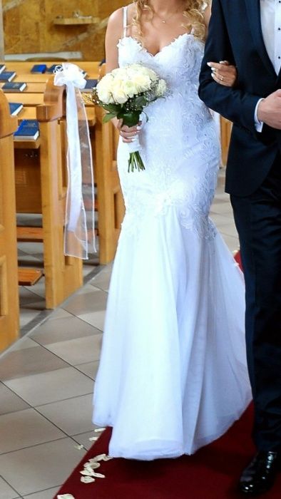 Suknia ślubna w stylu Berta Bridal rozm. S